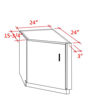Picture of Base End Cabinet (BEA24)